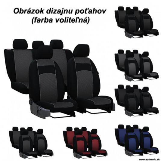 Poťahy pre FORD GALAXY 5 miestne I (1995-2000) VIP-B3 (textil) – Obrázok 2