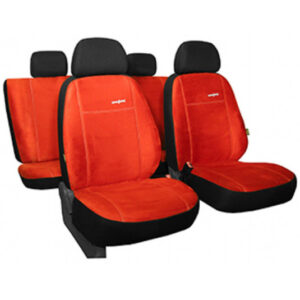 Autopoťahy Comfort tehlovo červené (alcantara)