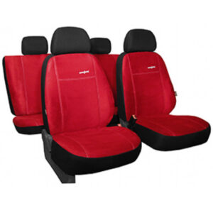 Autopoťahy Comfort červené (alcantara)