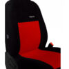Autopoťahy Elegance bordovo-čierne (velour-velour) - Image 2