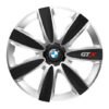 Puklice pre BMW 14 GTX CARBON silver/black - Image 2