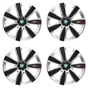 Puklice pre BMW 15 GTX CARBON silver/black