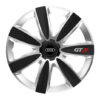 Puklice pre Audi 14 GTX CARBON silver/black - Image 2