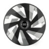 Puklice pre Audi 15 Vector RC black and silver - Image 2