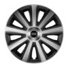 Puklice pre Audi 16 Aviator carbon silver&black - Image 2