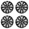 Puklice pre Audi 16 RAPIDE silver and black
