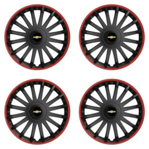 Puklice pre Chevrolet 16 CRYSTAL RO black