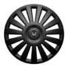 Puklice pre Honda 16 Luxury black - Image 2
