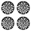 Puklice pre Honda 16 Aviator carbon silver&black