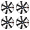 Puklice pre Lada 14 GTX CARBON silver/black