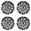 Puklice pre Mercedes 15 Aviator carbon silver&black