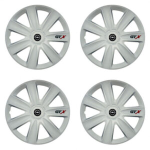 Puklice pre Opel 16 GTX carbon white