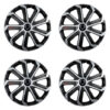 Puklice pre Sangyong 15 Evo black&silver