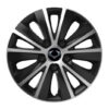 Puklice pre Sangyong 15 RAPIDE silver and black - Image 2