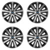Puklice pre Ford 14 Aviator carbon silver&black