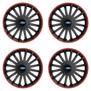 Puklice pre Ford 16 CRYSTAL RO black