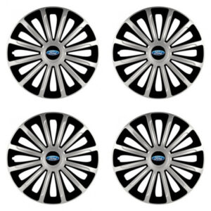 Puklice pre Ford 16 TREND silver and black