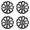 Puklice pre Land Rover 14 Evo black&silver