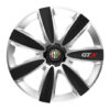 Puklice pre Alfa Romeo 16 GTX CARBON silver/black - Image 2