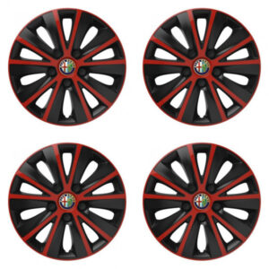 Puklice pre Alfa Romeo 16 RAPIDE red and black