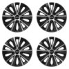 Puklice pre Kia (staršie logo) 14 RAPIDE silver and black