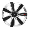 Puklice pre Dacia (staršie logo) 14 GTX CARBON silver/black - Image 2