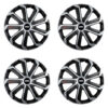 Puklice pre Dacia (nové logo) 15 Evo black&silver