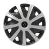 Puklice pre Peugeot (nové logo) pre dodávky 15 Craft silver and black - Image 2