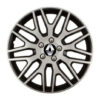 Puklice pre Renault (staršie logo) 15 Dakar NC silver and black - Image 2