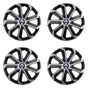 Puklice pre Renault (staršie logo) 15 Evo black&silver