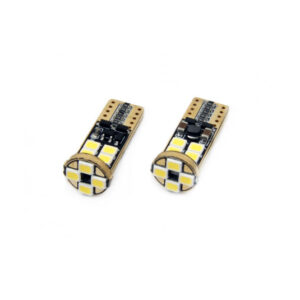 Žiarovky LED CANBUS 12SMD 2835 T10e (W5W) White 12V/24V (2ks)