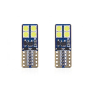 Žiarovky LED CANBUS 8SMD 2835 T10e (W5W) White 12V/24V (2ks)