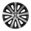Puklice pre Renault (staršie logo) 16 Aviator carbon silver&black - Image 2