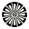 Puklice pre Renault (staršie logo) 16 TREND silver and black - Image 2
