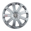 Puklice pre VW (čierne) 16 Evo silver - Image 2