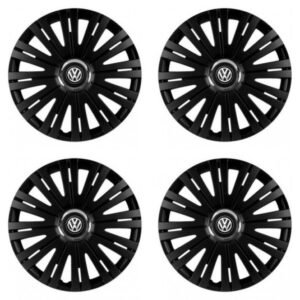 Puklice pre VW (čierne) 16 ACTIVE RC BLACK