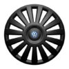Puklice pre VW (modré) 14 Luxury black - Image 2