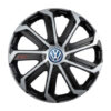 Puklice pre VW (modré) 15 Evo black&silver - Image 2