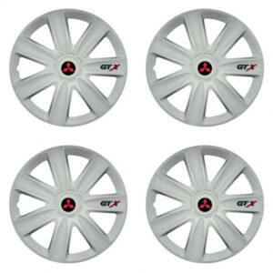 Puklice pre Mitsubishi (červené) 15 GTX carbon white
