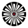 Puklice pre Mitsubishi (červené) 15 TREND silver and black - Image 2