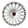 Puklice pre Mitsubishi (červené) 16 CRYSTAL silver - Image 2