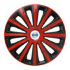 Puklice pre Volvo (biele) 15 TREND red and black - Image 2