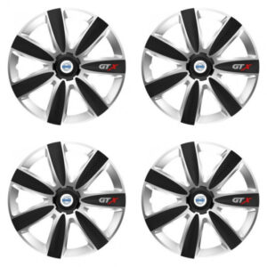 Puklice pre Volvo (biele) 15 GTX CARBON silver/black
