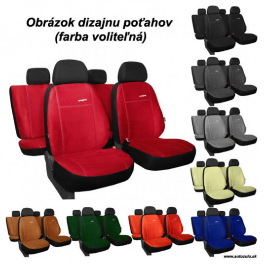 Poťahy pre OPEL Vivaro C 9miestne (od 2019) Comfort (Alcantara) - Image 2
