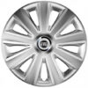 Puklice pre Fiat (čierny) 14 Aviator carbon RC silver - Image 2