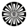 Puklice pre Fiat (čierny) 15 TREND silver and black - Image 2
