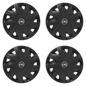 Puklice pre Fiat (čierny) pre dodávky 15 Craft black