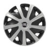 Puklice pre Fiat (čierny) pre dodávky 15 Craft silver and black - Image 2