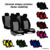 Poťahy pre RENAULT Grand Scenic 7x1 II (2009-2016) Elegance (velour-velour) - Image 2