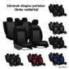 Poťahy pre Mercedes C-Class sedan W204 (2006-2014) VIP-B3 (textil) - Image 2